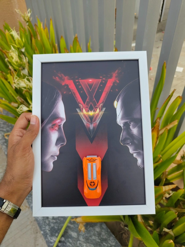 Marvel Cars Vision Die-Cast Frame | Premium Display
