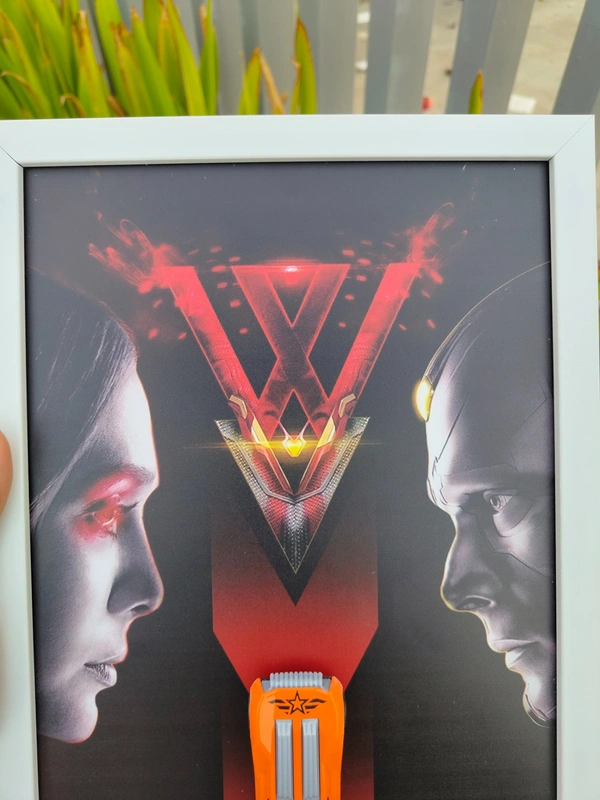Marvel Cars Vision Die-Cast Frame | Premium Display
