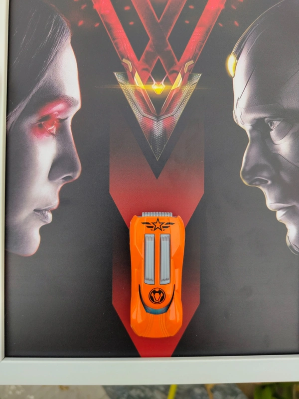 Marvel Cars Vision Die-Cast Frame | Premium Display