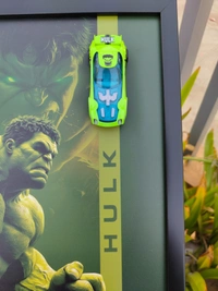 Marvel Cars Hulk Die-Cast Frame | Premium Display