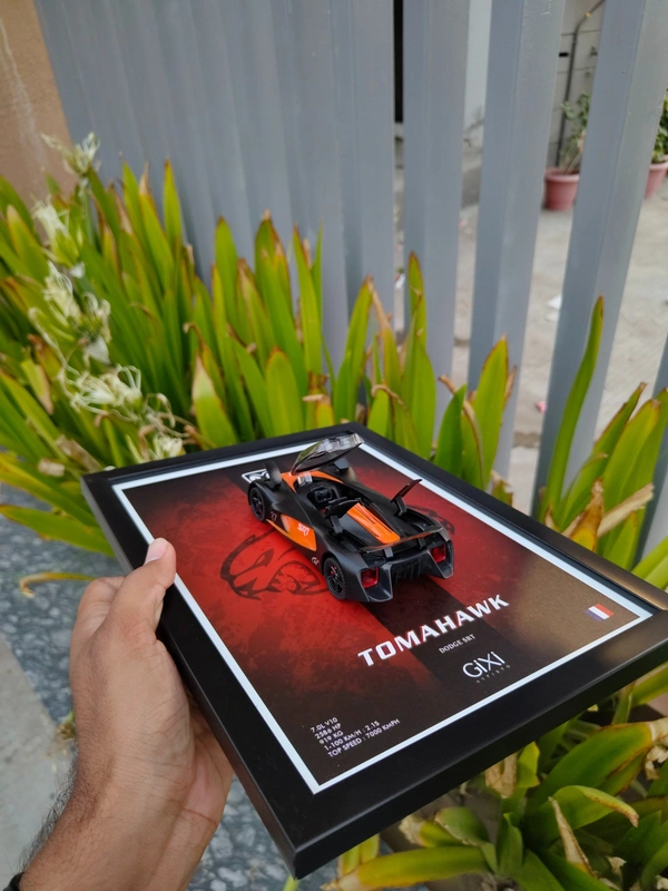 Mustang Dodge Die-Cast Frame | Premium Display