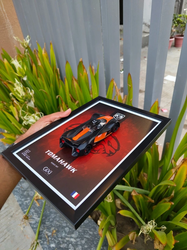 Mustang Dodge Die-Cast Frame | Premium Display