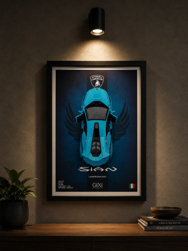 Lamborghini Die-Cast Frame | Premium Display