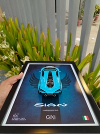 Lamborghini Die-Cast Frame | Premium Display