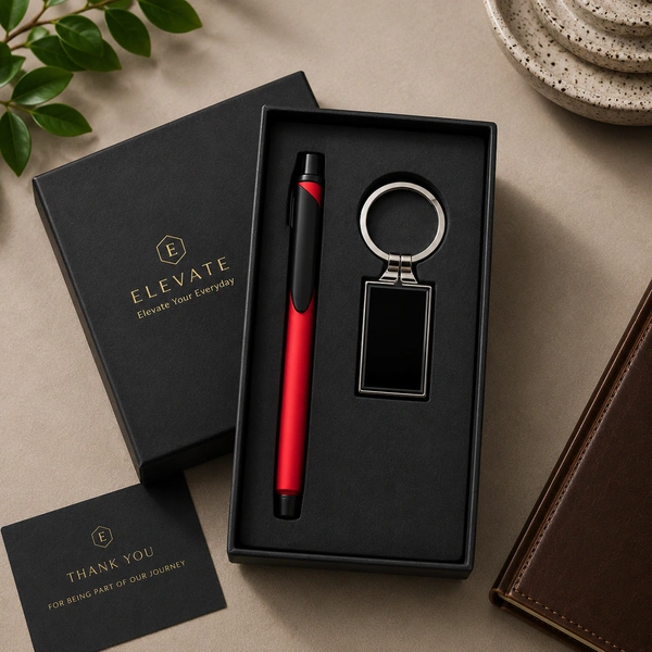 BALL PEN & METAL KEYCHAIN PEN COLORS: BLUE BLACK RED | PK010