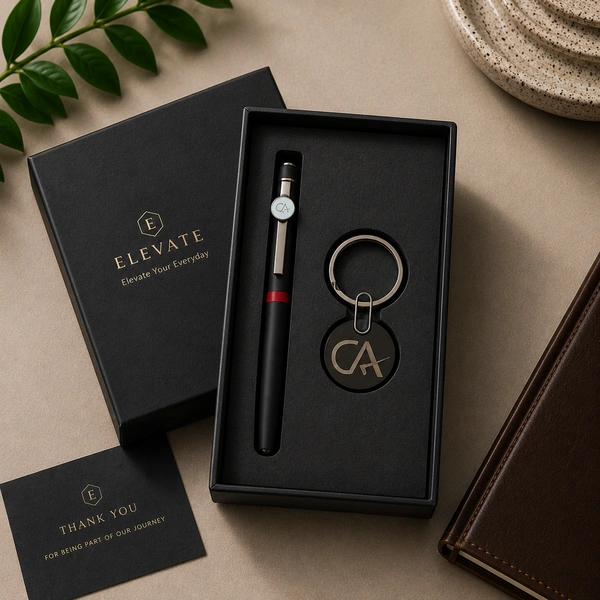 BALL PEN & METAL KEYCHAIN | PK12 CA