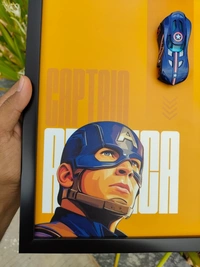 Avengers Die Cast Car | Caption America - A4, White