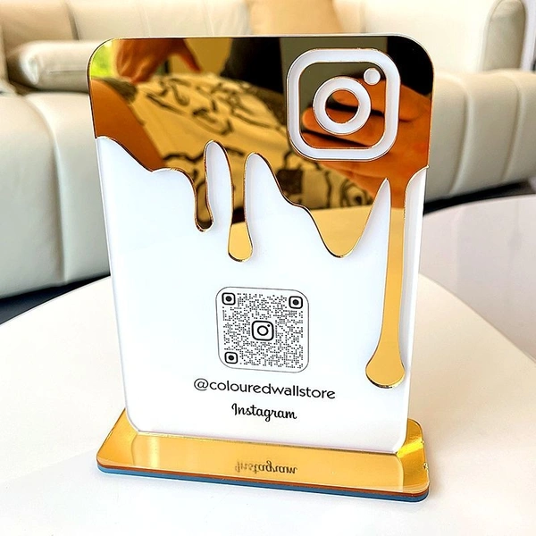 QR code Business Social Media Sign | Payment Sign | Custom Logo Sign