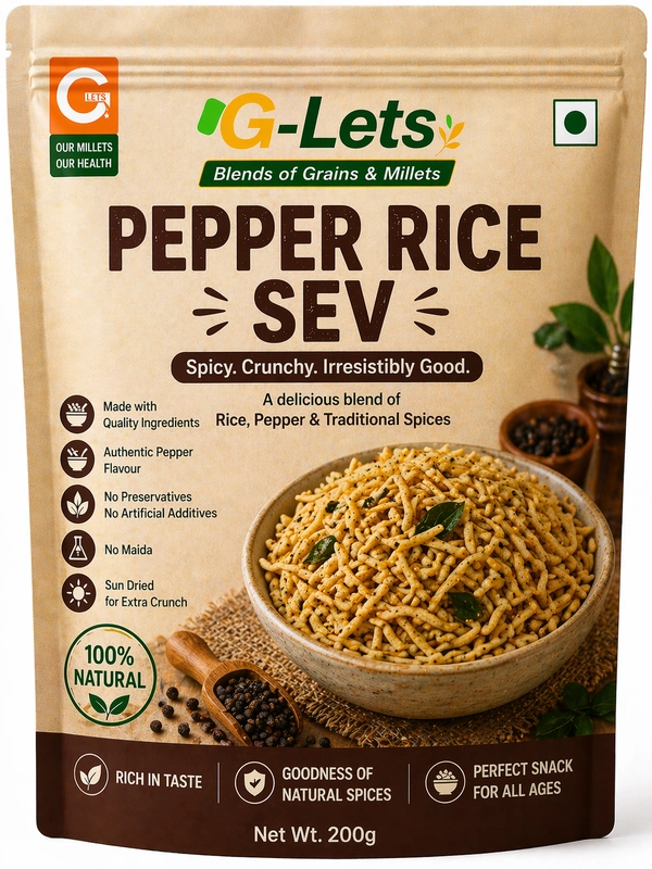 Pepper Rice Sev - 100g