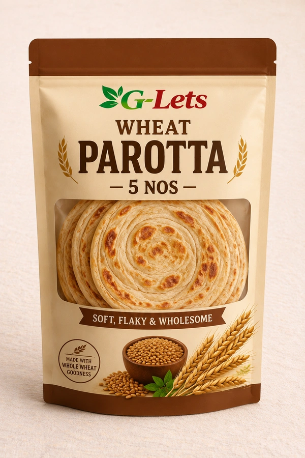 G-Lets Wheat Parotta (5 Nos)