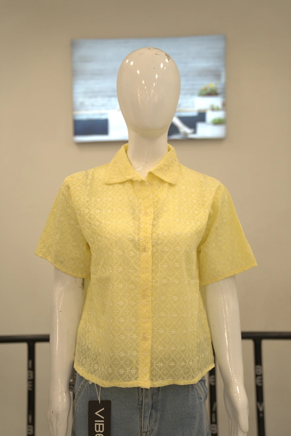 Thread Work Crop Shirt