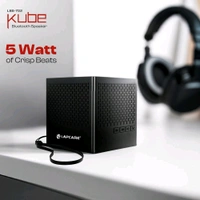 Lapcare Kube 5W Portable Bluetooth Speaker Green with Powerful Sound