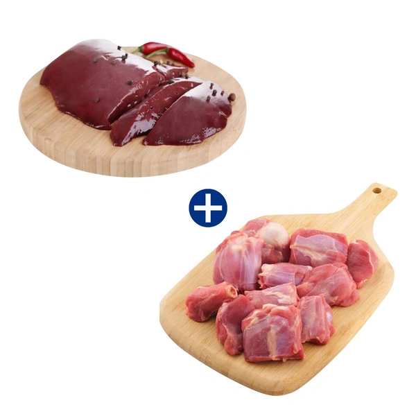 Mutton Sholder Cut 500g + Liver 250g