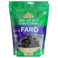 Date Crown Premium Fard Dates - 00% Natural, Soft & Sweet Khajoor, Healthy Snack Pack 2X500 gm (Buy1 Get 1)