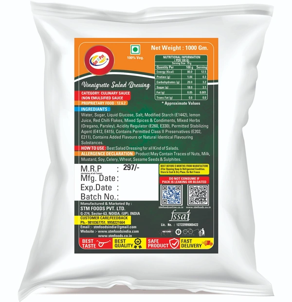 Vinaigrette Salad Dressing