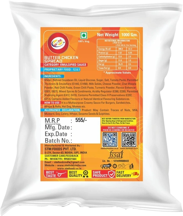 Butter Chicken Spread