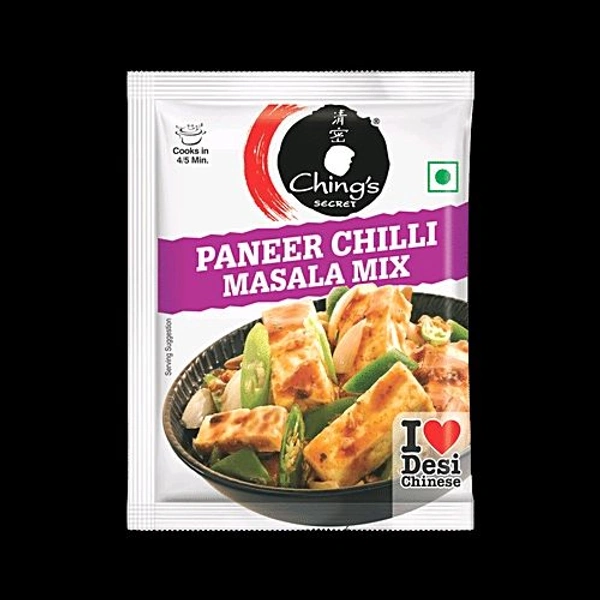 Ching's Secret Paneer Chilli Masala (5 Sachets) Restaurant Style Indo-Chinese
