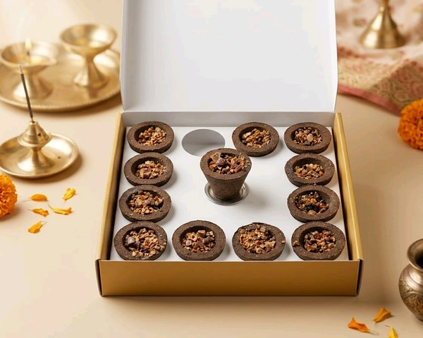 RSA Afghani Loban Premium Sambrani Cup (12 Cups)