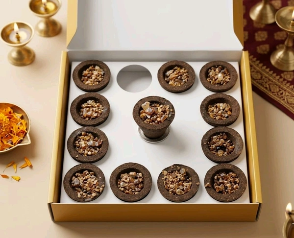 RSA Afghani Loban Premium Sambrani Cup (12 Cups)