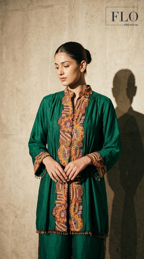 Zariya Heritage Embroidered Co-ord Set