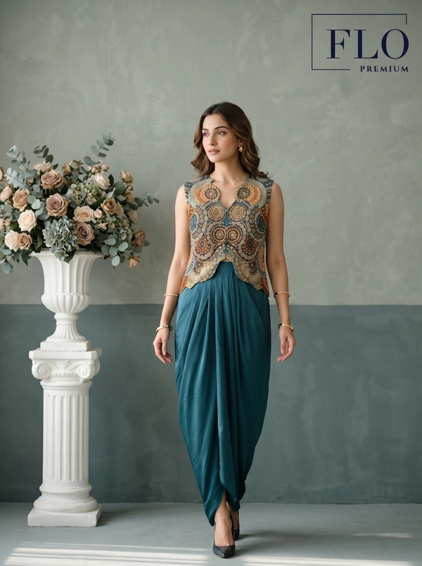 Aurelia Mosaic Drape Ensemble