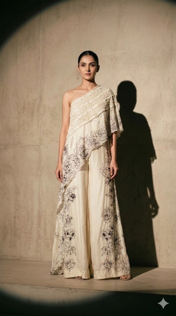 Aurelia Floral Drape Party Ensemble