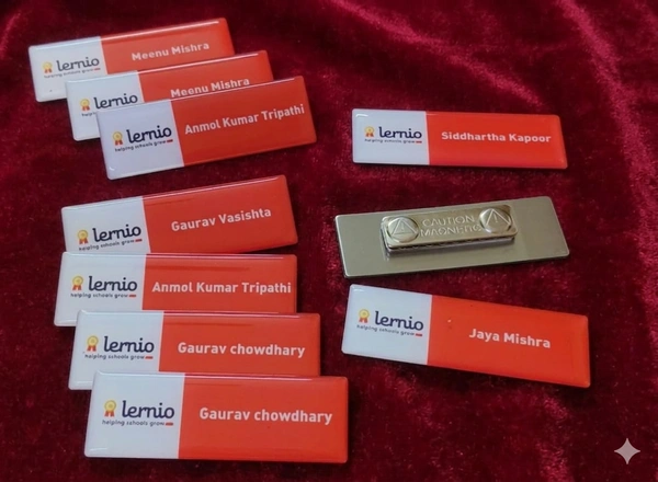 Metal Epoxy Badge