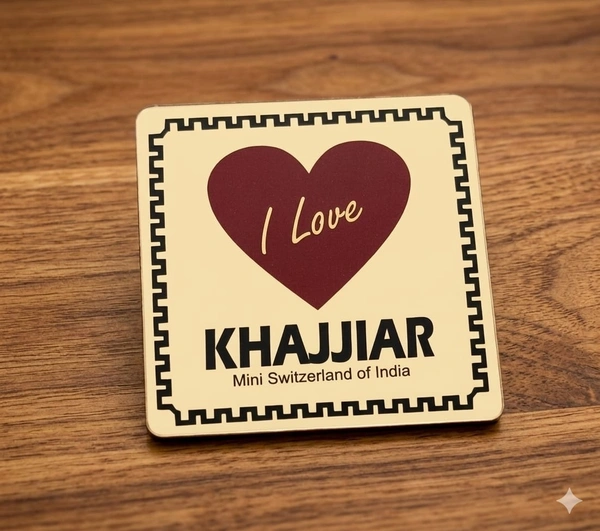 I Love Khajjiar Souvenir Fridge Magnets