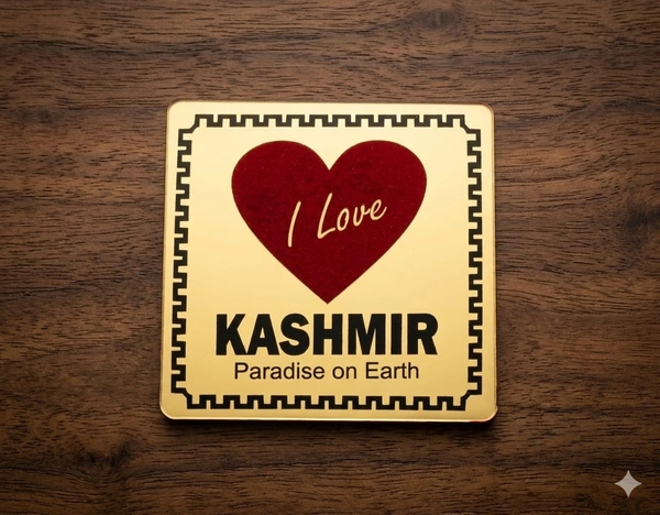 I Love Kashmir Souvenir Fridge Magnets