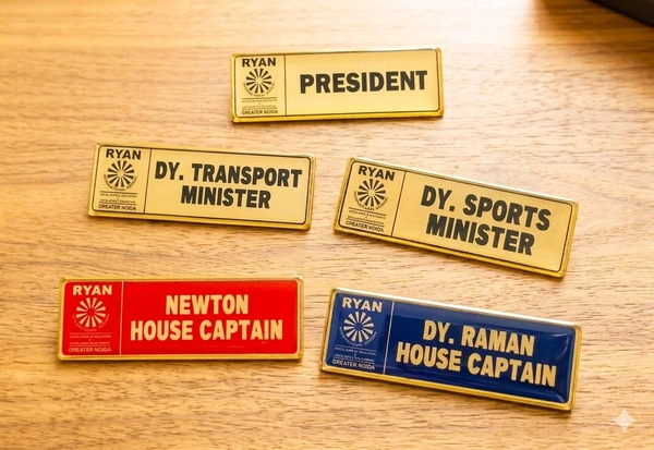 Metal Epoxy School Badges Manufacturer