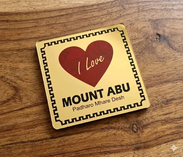 I Love Mount Abu Souvenir Fridge Magnets