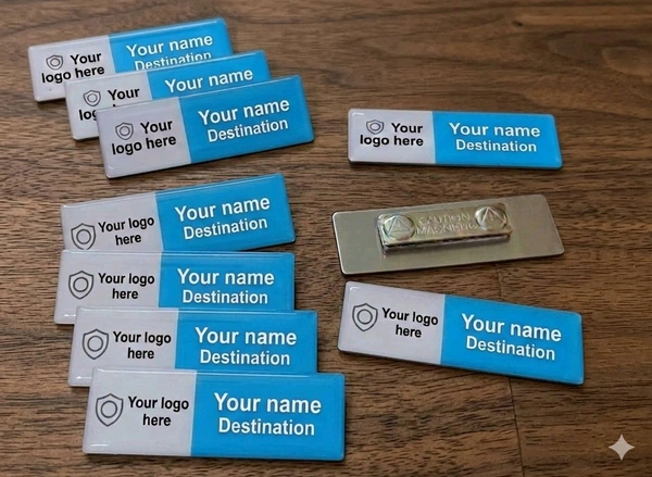 Metal Epoxy Name Badge Online