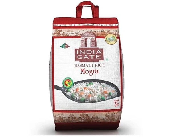 India Gate Basmati Rice Bag, Mogra, 5kg (Broken Rice)