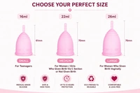 Manvicare Medical Grade Silicone Menstrual Cups - Large