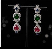 MULTICOLOUR FLORAL AMERICAN DIAMOND RING - Multicolour