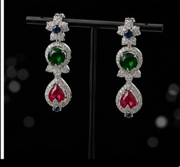 MULTICOLOUR FLORAL AMERICAN DIAMOND RING - Multicolour
