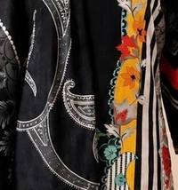 Designer Black Printed Kurta Set With Dupatta - M,L,XL,XXL, Black
