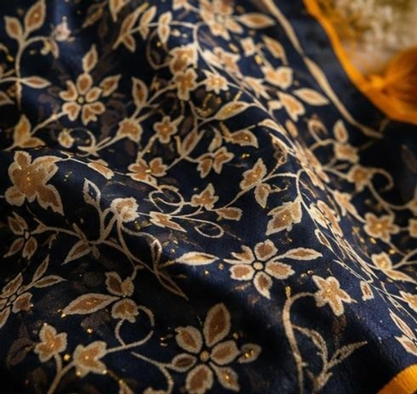 BLUE SAREE - Blue