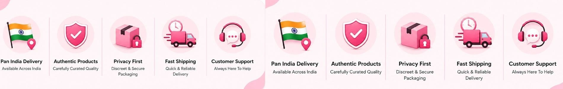 MaxArmor trust banner highlighting genuine products, cash on delivery, privacy-first shopping, easy returns, and customer support.