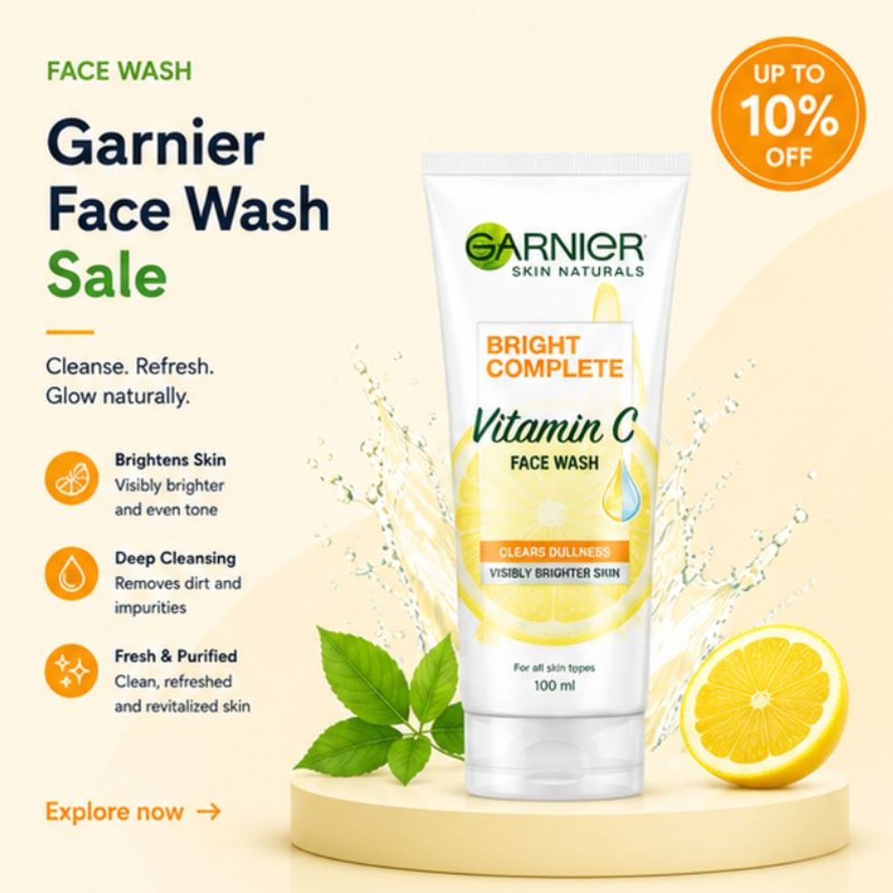 Garnier Facewash