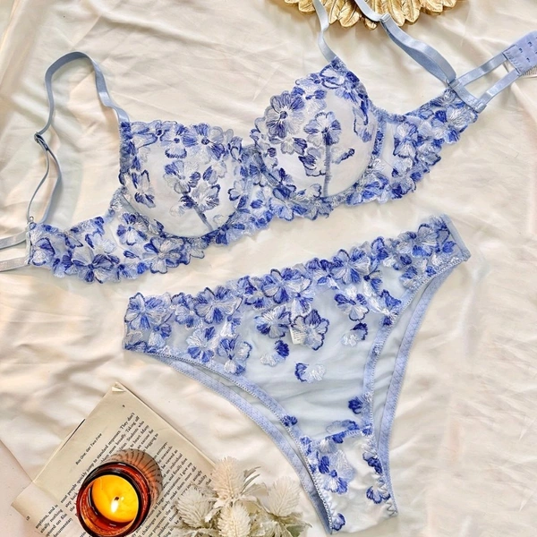 Hot Selling Floral Lace Bra Panty Set for Women
Upgrade your lingerie collection with this stunning 2-piece embroidery floral lace underwear set designed for style, comfort, and confidence. The transparent lace design with soft breathable fabric creates a premium and elegant look perfect for modern women.
šļø Imported Premium Collection
š All India Delivery Available - L, Tickle Me Pink