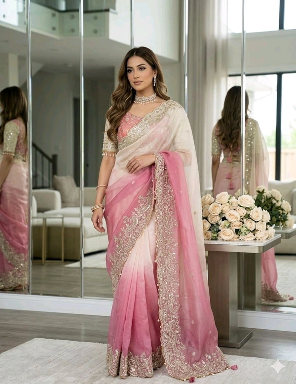 Very soft & elegant rich look fendy sartin pedding fabric with beautiful embroidery 3 mm sequence work heavy border with buttis in all over saree aarco
Paired with fully Stiched heavy jhal work embroidery sequence design with back side net pattern nd fancy tussels
Can be upto 42"
🤩 Eye Catching 10 Colours 🤩
Premium Quality
Ready Stock