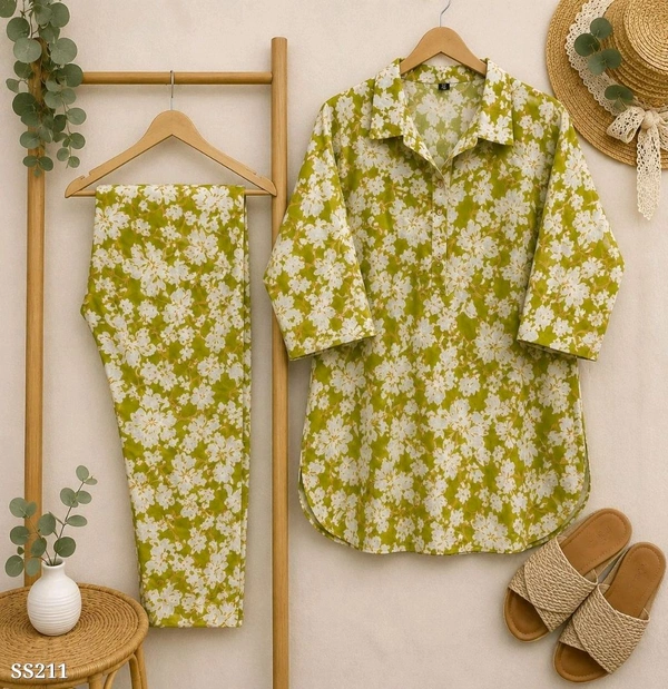 Jaipuri Cotton Cord Set
This is a Jaipuri cotton cord set. The set includes a top and pants, with one side pocket in the pant. The pants are fully interlocked, and the sizes available are L, XL, XXL, and 3XL. Top length is 30+ and bottom length is 38.
FABRIC: Jaipuri cotton
SIZES: L, XL, XXL, 3XL
LENGTH: Top: 30+, Bottom: 38
OCCASION: Daily wear - L, SS208