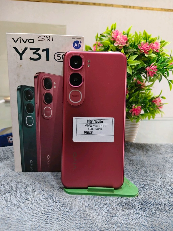 Vivo Y31 – 6GB RAM + 128GB | Warranty Available ✨ Official Warranty Available ✨ 6GB RAM + 128GB Storage ✨ Smooth & Reliable Performance ✨ Large FHD+ Display ✨ Stylish Slim Design ✨ 48MP AI Triple Camera ✨ Long Lasting Battery Backup ✨ Fast Charging Support ✨ Dual SIM Supported