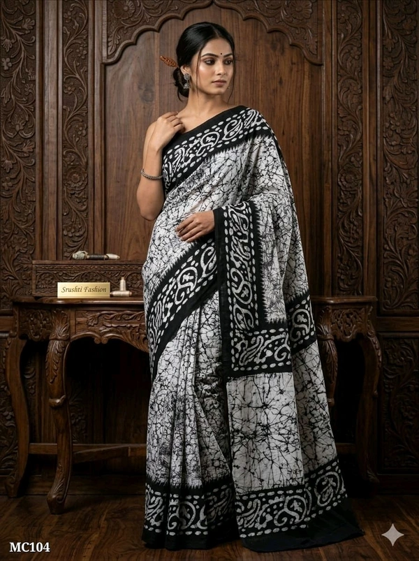Catalog Name: *Women Cotton Printed Saree Without Blouse Piece*
This is a cotton saree with an embellished pattern. The saree does not come with a blouse piece. The available size is free size with a length of 5.5 meters. This saree is suitable for office, casual wear, and daily use.
FABRIC: Embellished Cotton