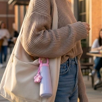 ๐ธ๐ง Cute Portable Water Bottle โ 450ML ๐ง๐ธ