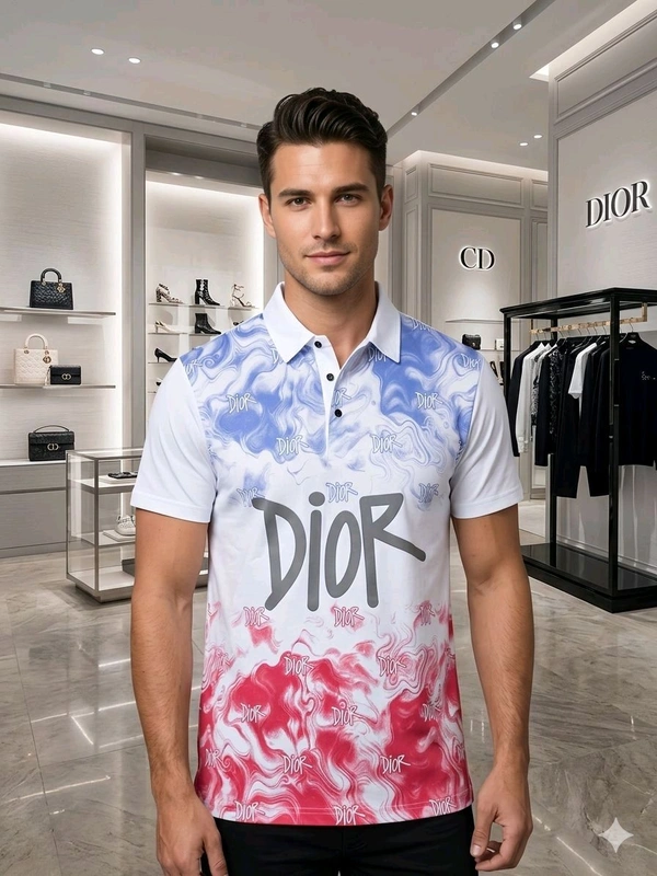 COLLAR T-SHIRT - M, Black