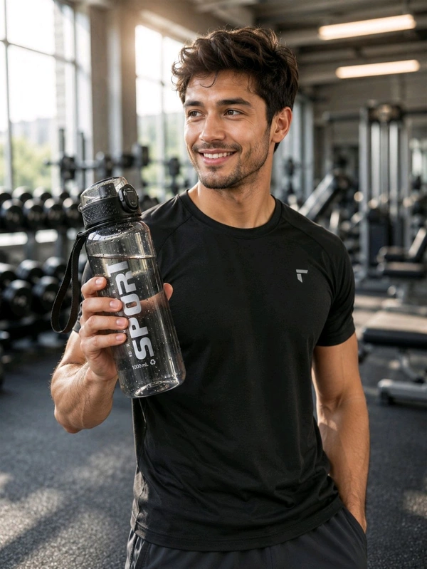 1000 ML Leakproof Sports Water Bottle with Flip Lock Lid