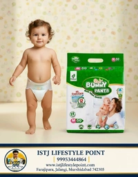Baby Diaper M Size (50 Pieces) Ultra Dry Comfort | 5D Core Technology | 360° Protection | Up to 12 Hours Absorbency