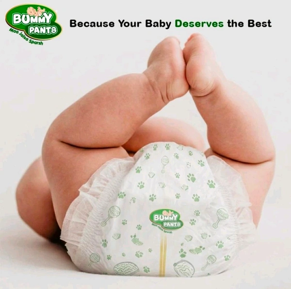 Baby Diaper NB Size (46 Pieces) Ultra Dry Comfort | 5D Core Technology | 360° Protection | Up to 12 Hours Absorbency